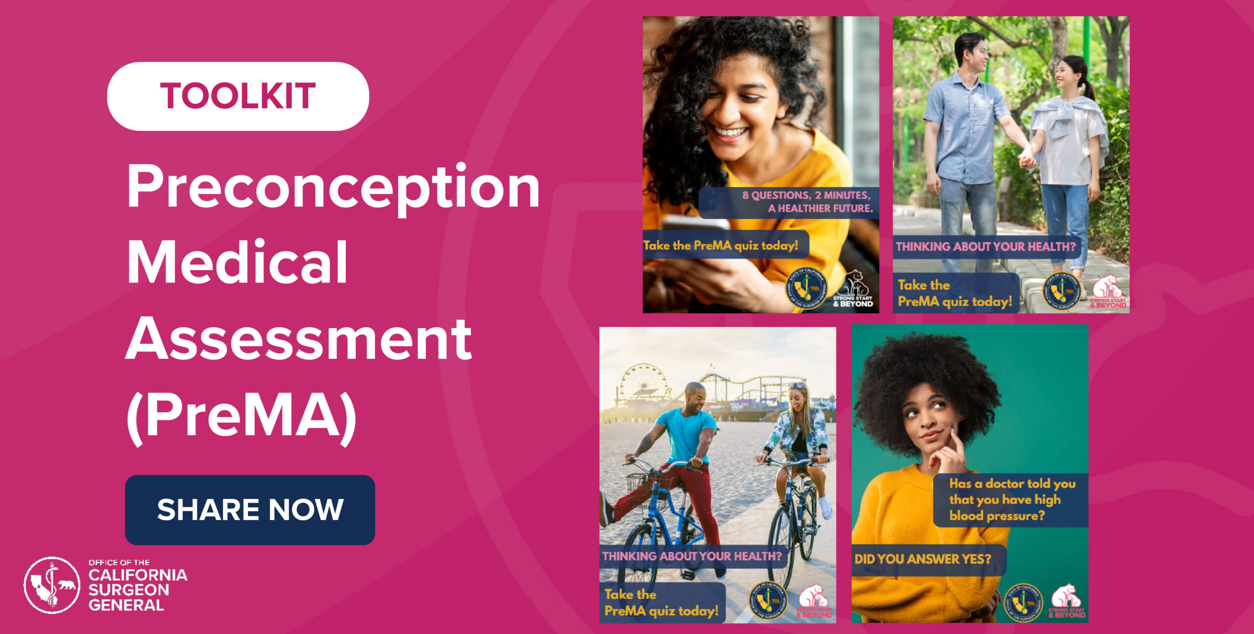Download the PreMA (Preconception Medical Assessment) Quiz Partner toolkit