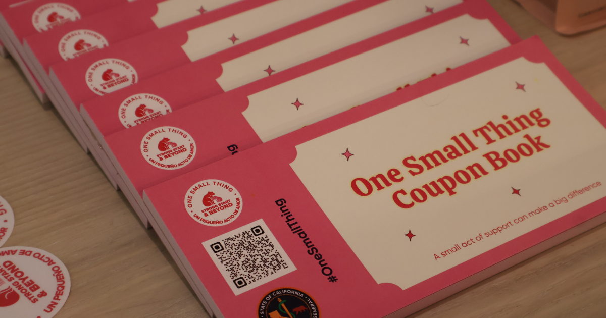 One Small Thing coupon books